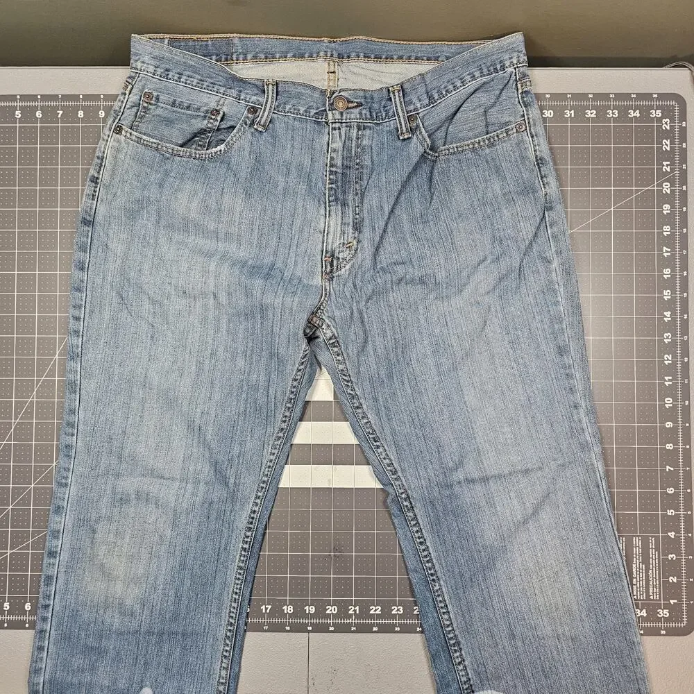 Levis 559 Jeans 36x32 Faded Blue Loose Baggy Straight Y2K Streetwear Workwear